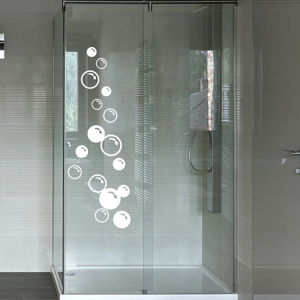 Стикер за душ врата Soap Bubbles, 30 x 80 cm - Ambiance
