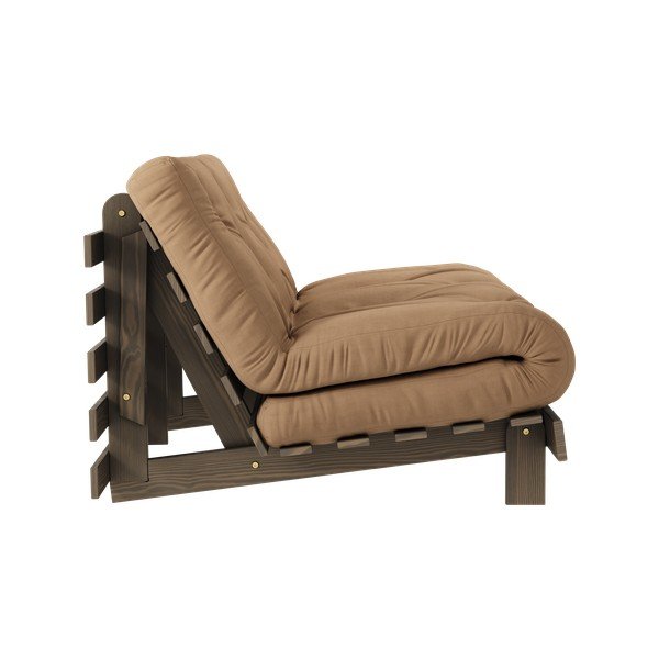 Светлокафяв разтегателен диван 140 cm Roots - Karup Design-image-4