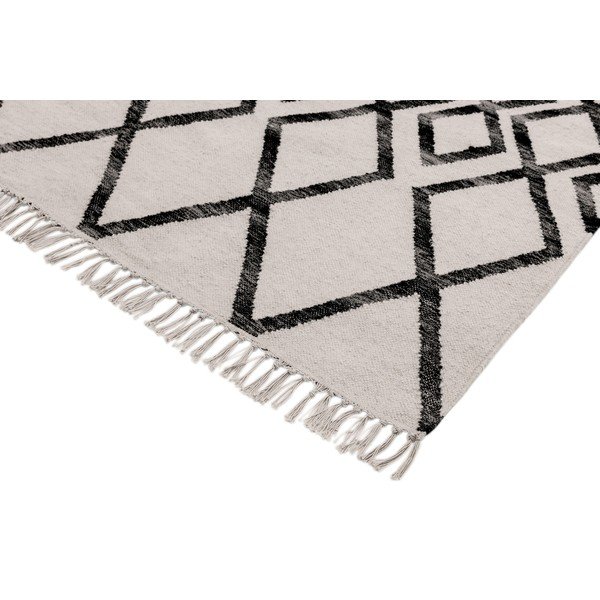 Бежов и черен килим Диамант, 120 x 170 cm Hackney - Asiatic Carpets-image-1
