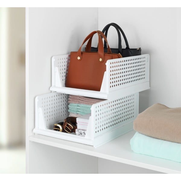 Пластмасови органайзери за гардероб в комплект от 2 - Maximex-image-4