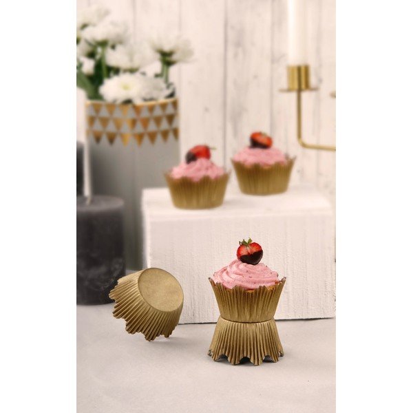Комплект от 60 хартиени чаши за печене Gold, ø 5,5 cm - Dr. Oetker-image-1