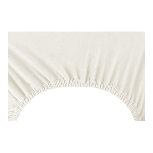 Кремав еластичен чаршаф , 220/240 x 220 cm Nephrite - DecoKing-image-3