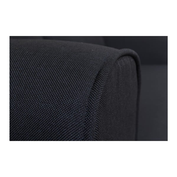 Черен разтегателен диван Honolulu - Cosmopolitan Design-image-3