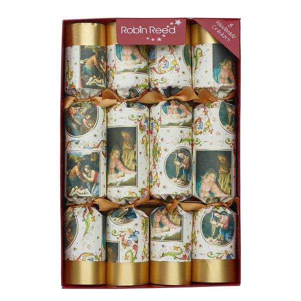 Коледни крекери в комплект от 8 броя Nativity – Robin Reed