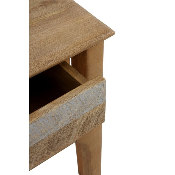 Нощно шкафче от мангово дърво в естествен цвят Bella - Geese-image-4