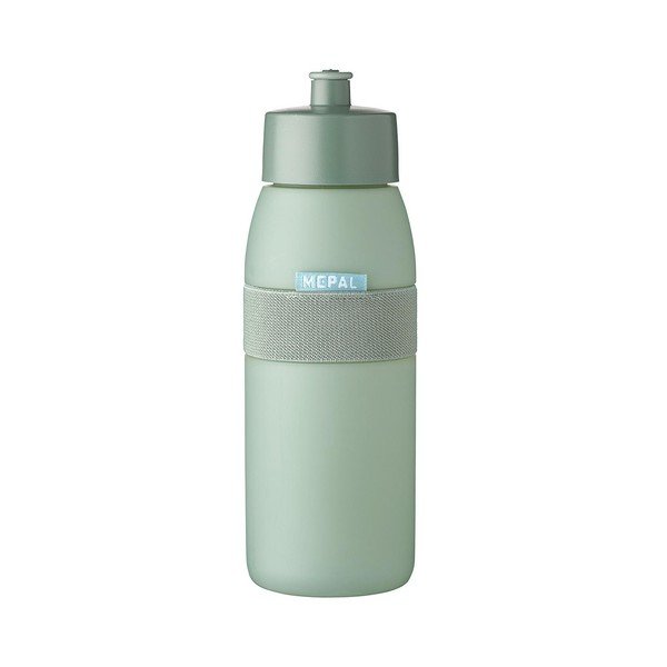 Светлозелена пластмасова бутилка  500 ml Ellipse – Mepal