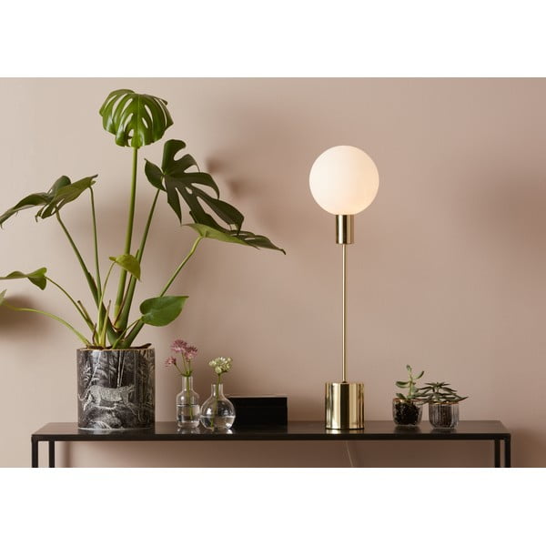 Настолна лампа от месинг Uno Table Brass - Markslöjd-image-1