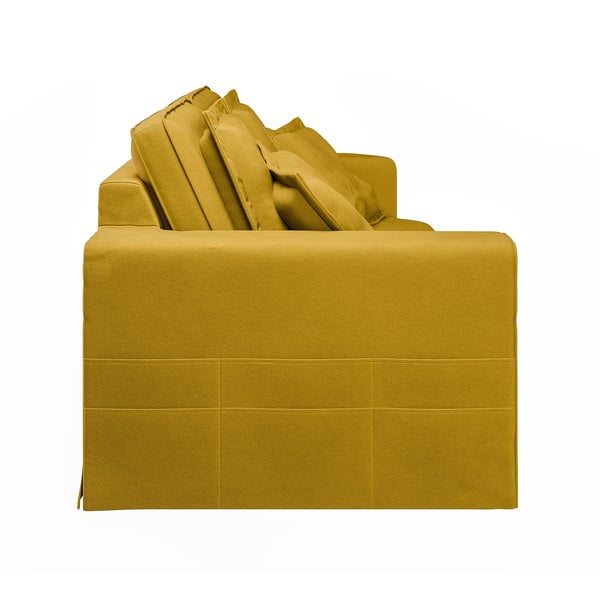 Жълт диван 196 cm Nora – Ropez-image-4
