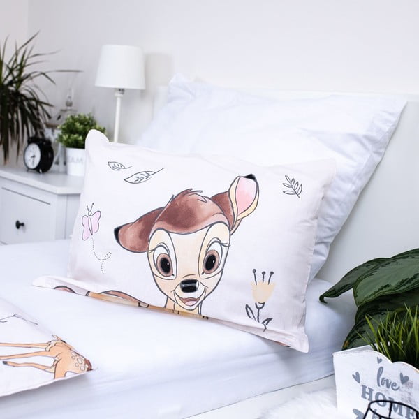 Памучно спално бельо за детско креватче 100x135 cm  Bambi "Beige" – Jerry Fabrics-image-3