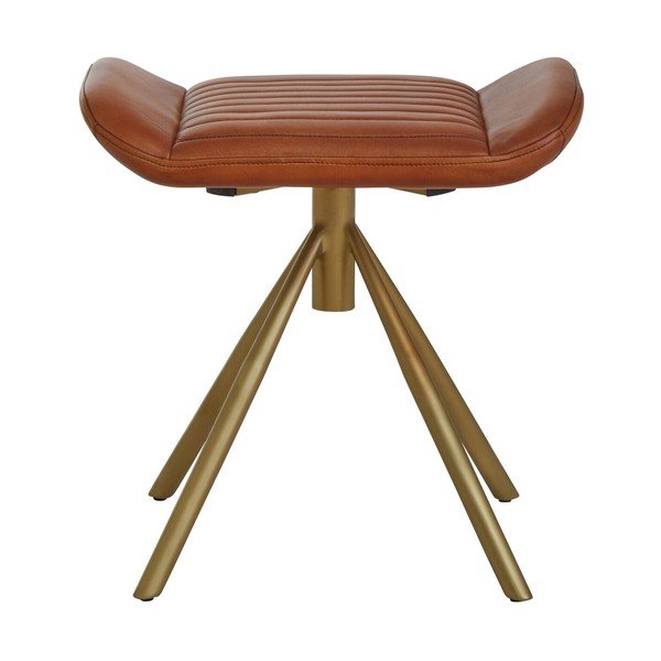 Кафява кожена табуретка Buffalo – Premier Housewares-image-2