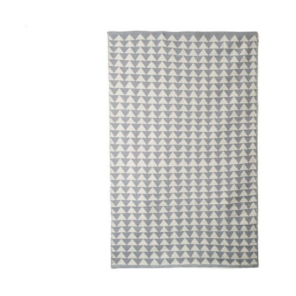 Šedý koberec TJ Serra Triangle, 100 x 120 cm