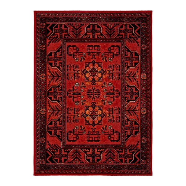 Tmavě červený koberec Universal Classic Red, 140 x 200 cm