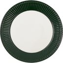Бяло-зелена керамична чиния ø 23 cm Alice - Green Gate