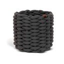 Текстилна кошница ø 21x17 cm Peach Skin Round S – Bigso