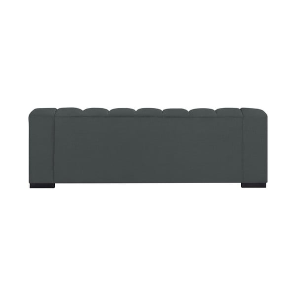 Tmavě šedá trojmístná pohovka Windsor & Co Sofas Moon-image-3