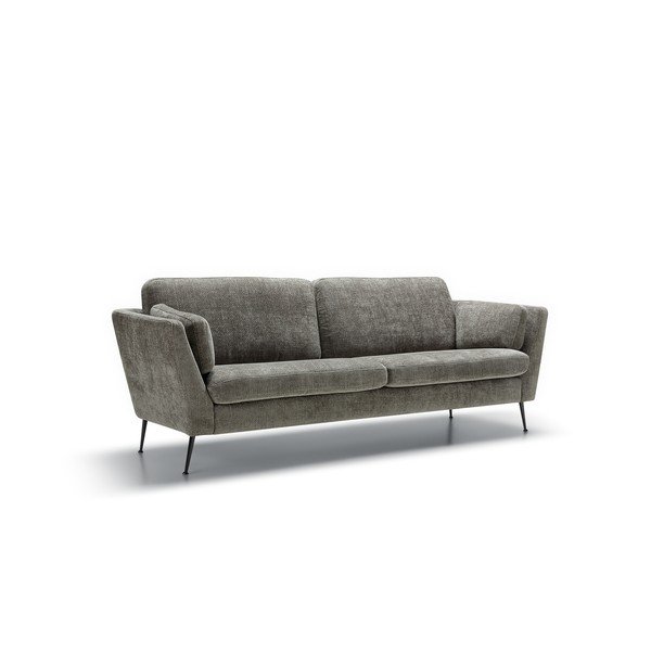 Сив кадифен диван 220 cm Mynta – Sits-image-2