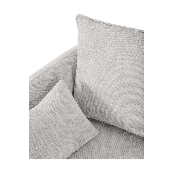 Светлосив ъглов диван (десен ъгъл) Matera - Cosmopolitan Design-image-1