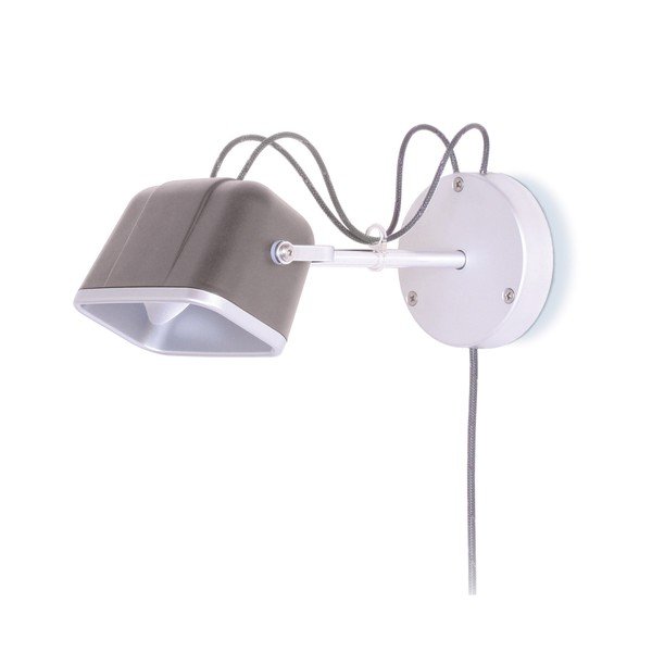 Nástěnná lampa SwabDesign Mob, šedá