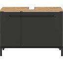 Тъмно сив шкаф под умивалника в дъб 80x59 cm Yonkers - Germania