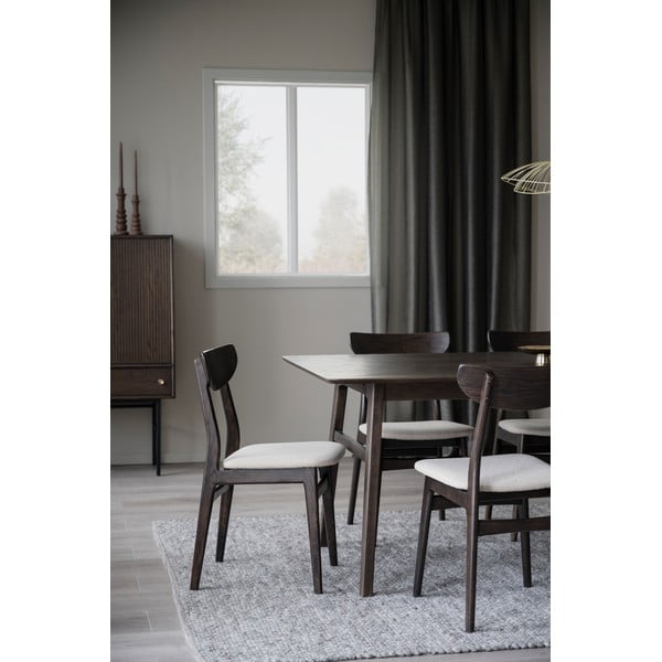 Кафяви трапезни столове в комплект от 2 броя Rodham - Rowico-image-2