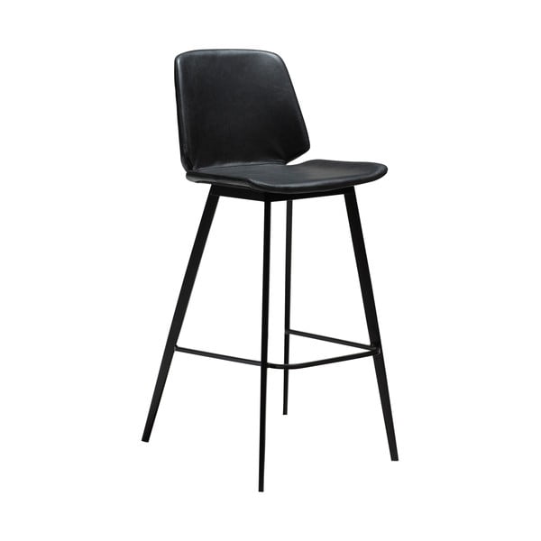 Черен бар стол от изкуствена кожа DAN-FORM Дания , височина 94 cm Swing - DAN-FORM Denmark