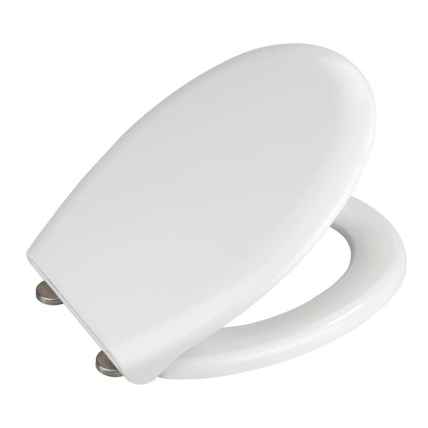 Бяла тоалетна седалка с лесно затваряне , 44,5 x 37 cm Rieti - Wenko-image-1