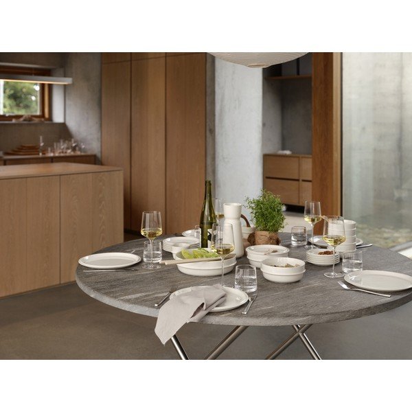 Кремава десертна порцеланова чиния ø 20 cm Eau – Zone-image-3