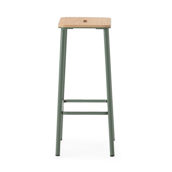 Зелени бар столове в комплект 2 бр. (височина на седалката 65 cm) Abba – Marckeric-image-3