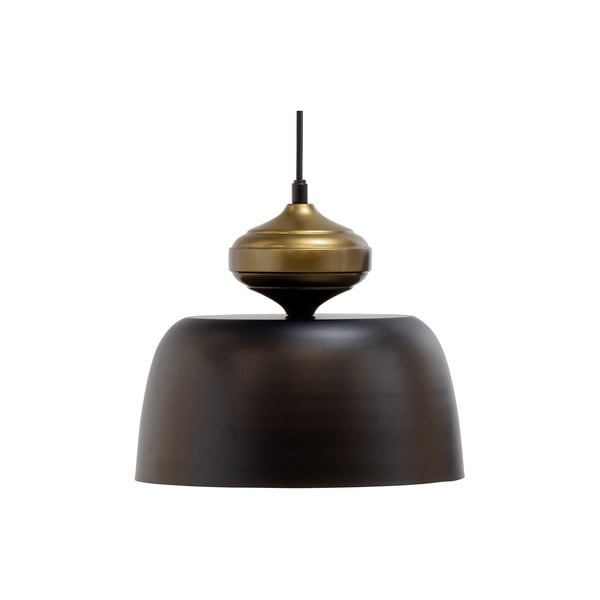 Черна висяща лампа с метален абажур ø 31 cm Linne - WOOOD