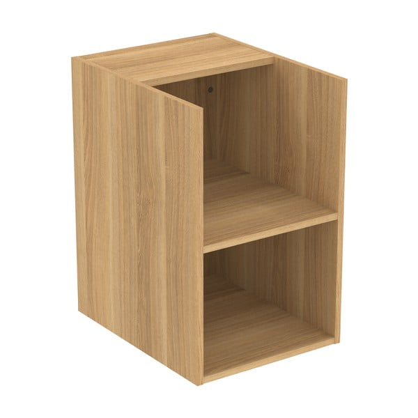 Нисък стенен шкаф за баня от декор от дъб в естествен цвят  40x63 cm i.Life B – Ideal Standard-image-1