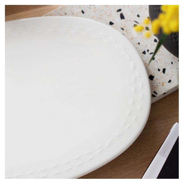 Бяла порцеланова чиния Villeroy & Boch , 30 x 20 cm Like It's my moment - like | Villeroy & Boch-image-1