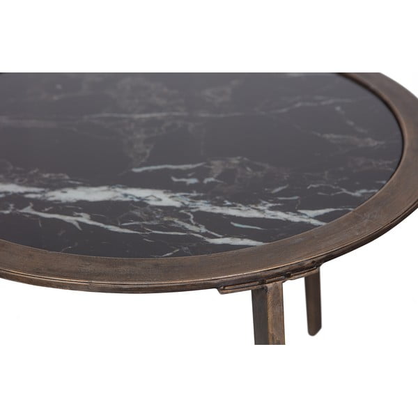 Черна масичка за кафе 58x58 cm Lax - BePureHome-image-2