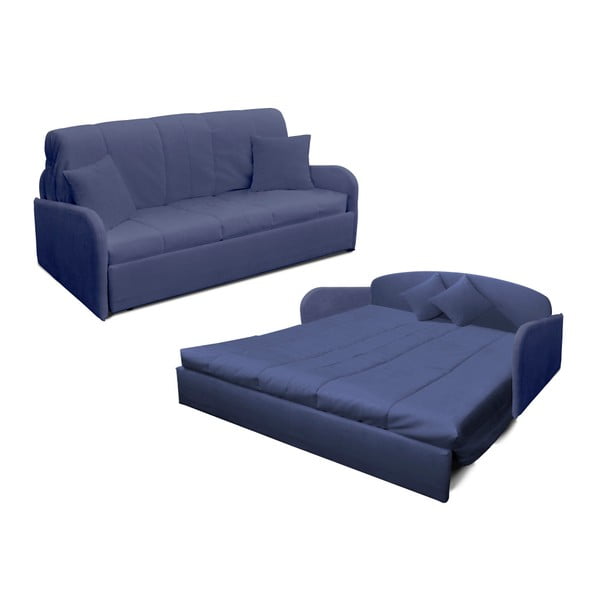 Modrošedá třímístná rozkládací pohovka 13Casa Paul-image-1