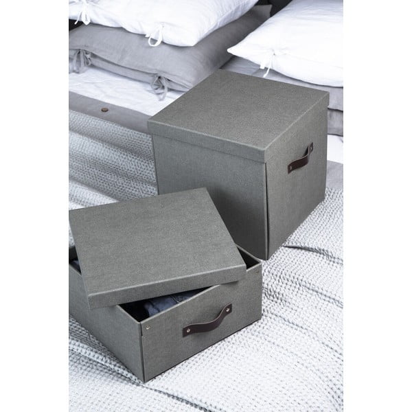 Кутия за съхранение с капак Logan - Bigso Box of Sweden-image-1