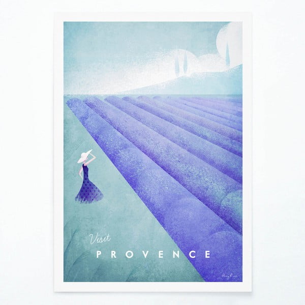 Плакат , 50 x 70 cm Provence - Travelposter