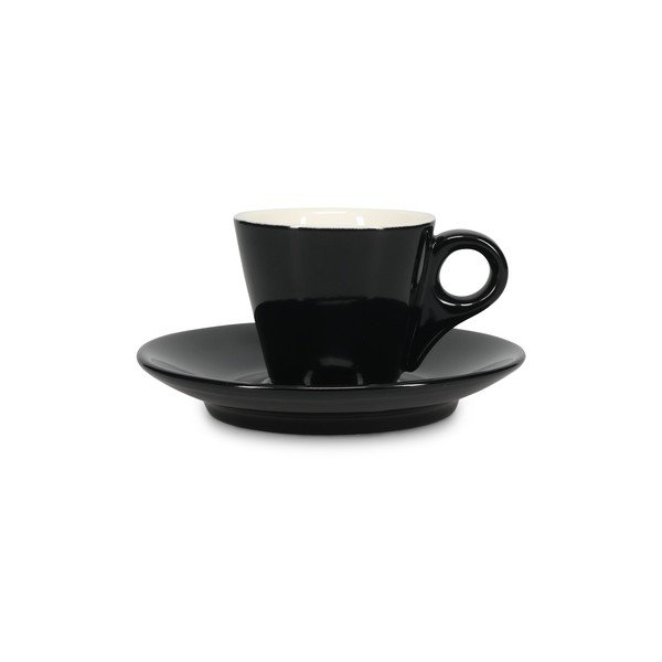 Черна порцеланова чинийка ø 12,5 cm Barista – BonBistro-image-3