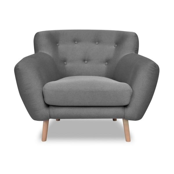 Сив фотьойл с космополитен дизайн London - Cosmopolitan Design