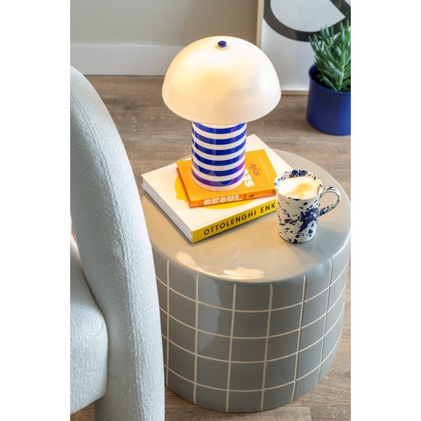 Керамична кръгла странична масичка ø 42 cm Retro Tiles – Leitmotiv-image-1