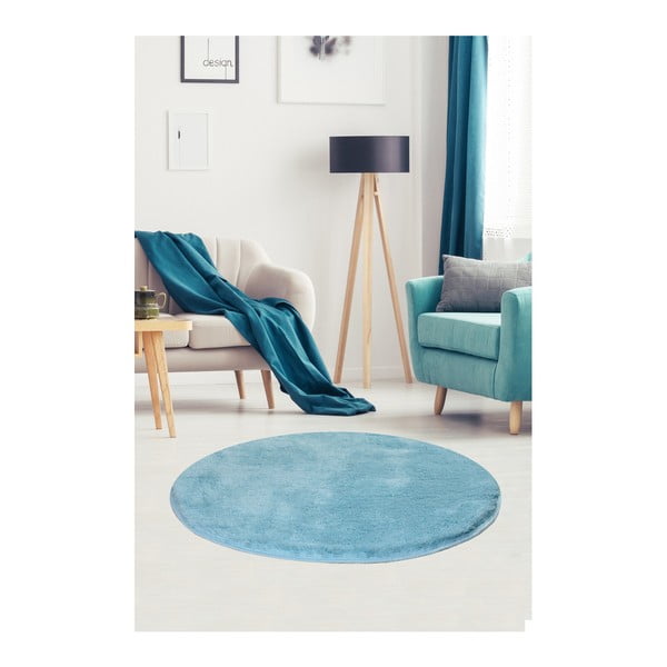 Светлосин килим , ⌀ 90 cm Milano - Unknown