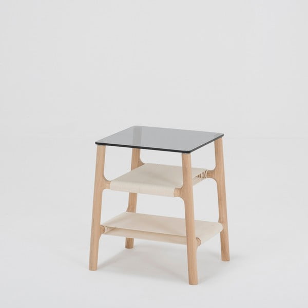 Сгъваема маса от масивна дъбова дървесина Fawn - Gazzda-image-3