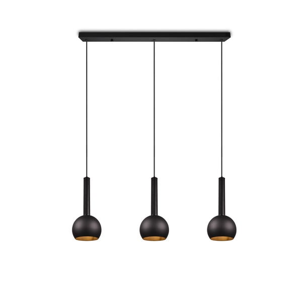 Черно висящо осветително тяло Ciliana – CINQUE-image-4