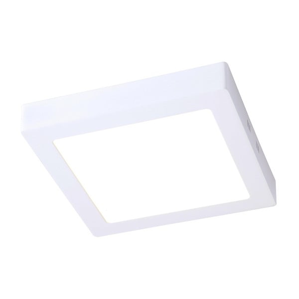 Бяло квадратно осветително тяло за таван , 22,5 x 22,5 cm - SULION