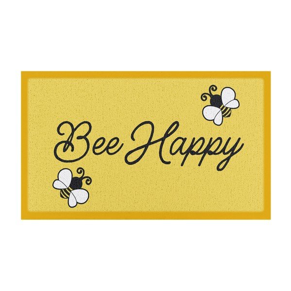 Изтривалка от PVC 60x90 cm Bee Happy – Artsy Doormats-image-2
