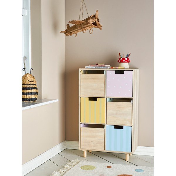 Детски скрин от масивна Пауловния в естествен цвят 55x88,5x25,5 cm Calle – Bloomingville Mini-image-3