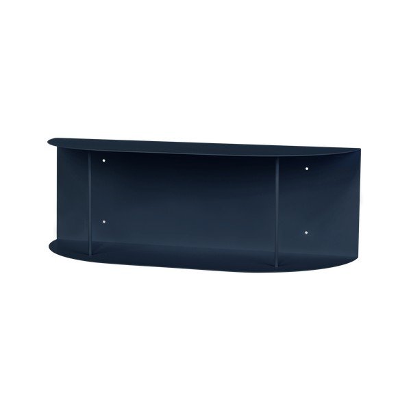 Тъмносин на няколко нива метален стенен рафт 60 cm Lina – noo.ma