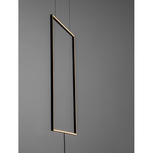 Матово черно метална LED подова лампа (височина 392 cm) Dahlia – Nova Luce-image-3
