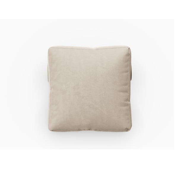 Бежова кадифена възглавница за модулен диван Rome Velvet - Cosmopolitan Design-image-1