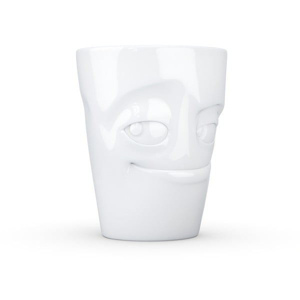 Бяла порцеланова чаша с дръжка - 58products-image-3