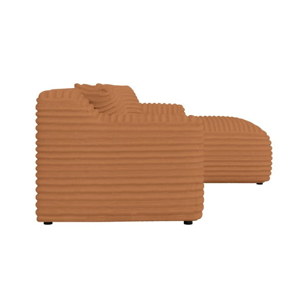 Теракотен ъглов диван от рипсено кадифе (десен ъгъл) Martin – Ropez-image-3