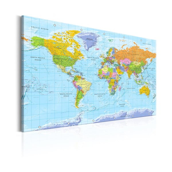 Bimago Карта на света за стена , 90 x 60 cm Orbis Terrarum - Artgeist-image-2